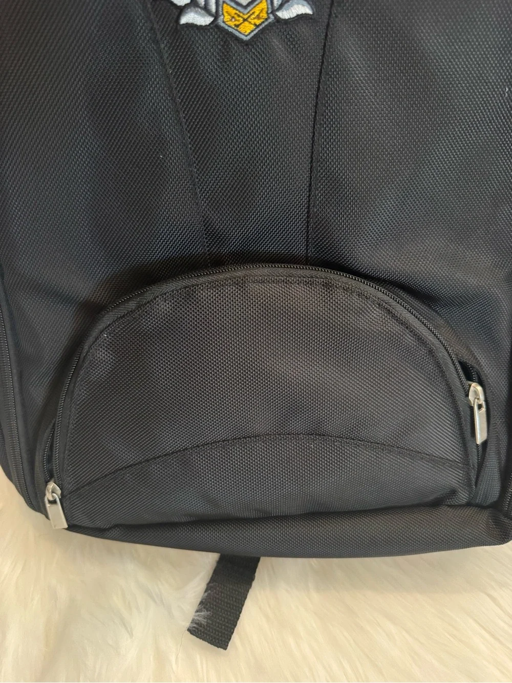 TaylorMade Black Golf Krusader Crest Commuter Travel Laptop Backpack EUC